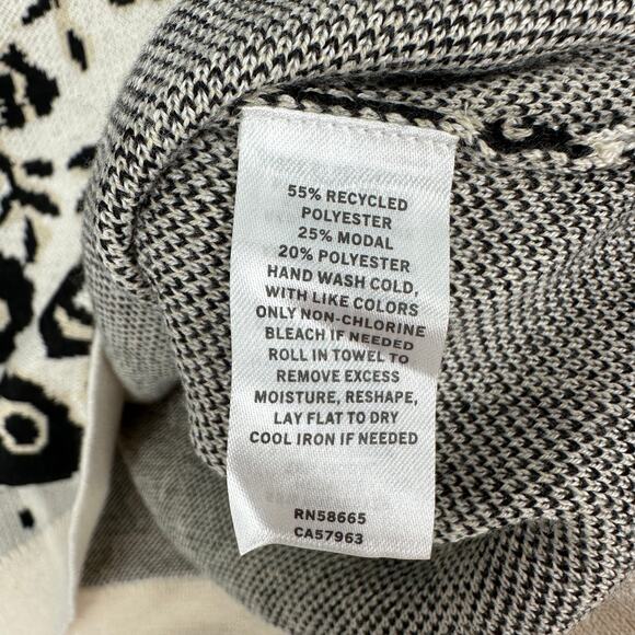 Treasure & Bond Floral Square Neck Sweater Shirt Short Sleeve New Womens 2XL - Picture 8 of 8